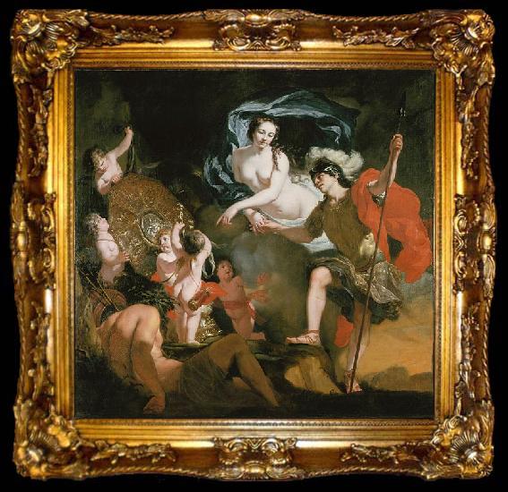 framed  Gerard de Lairesse Venus schenkt wapens aan Aeneas, ta009-2